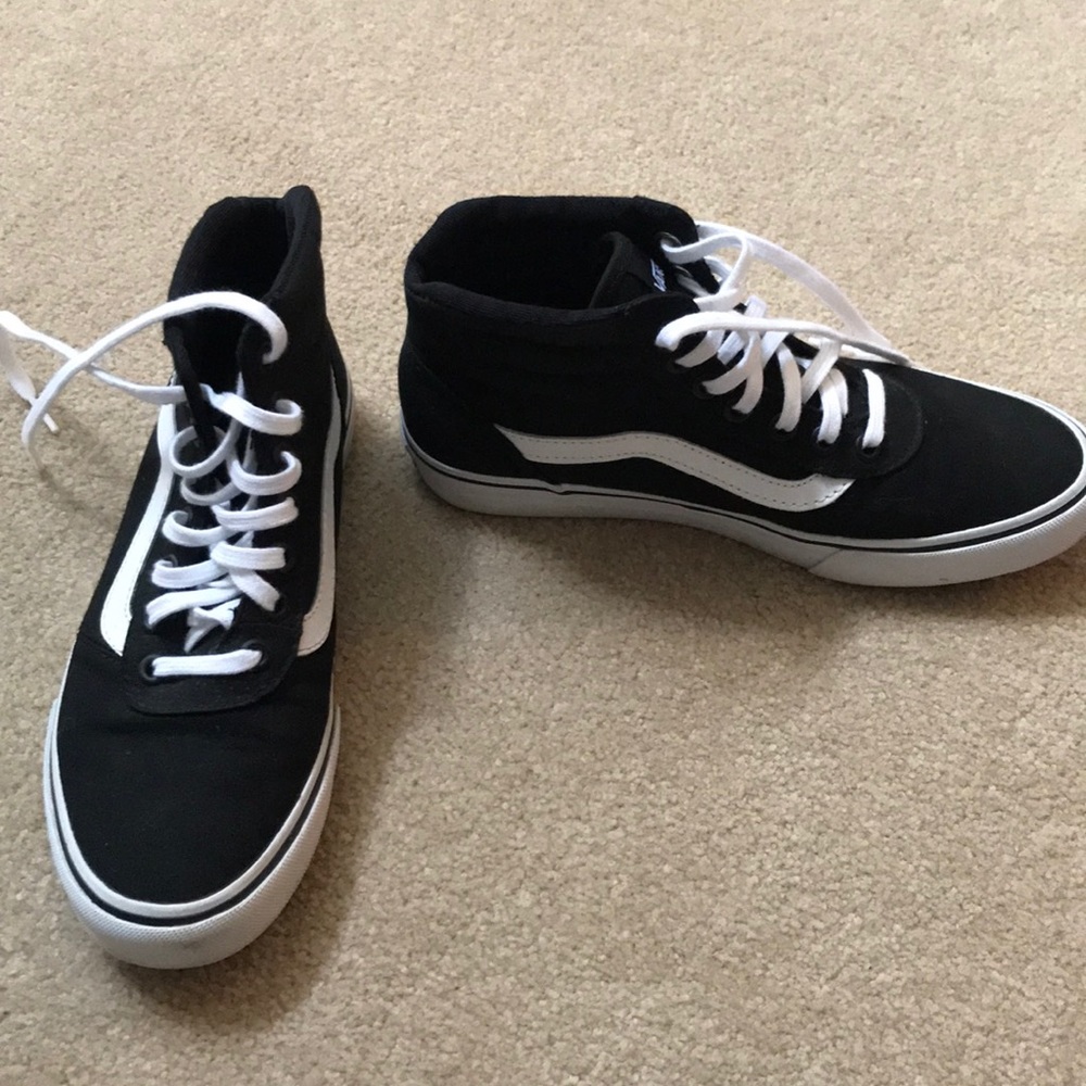 Vans black high tops